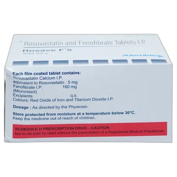rosave f 5mg tablet 15's